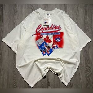 Vtg. 2002 Blue Jays vs Expos Canadian interleague series MLB baseball XXL